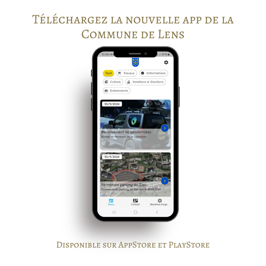 Site web Application Commune de Lens