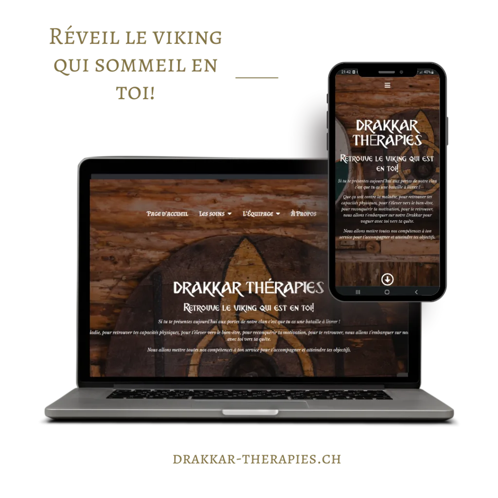 Site web Drakkar Thérapies